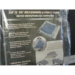 New 12 x 16 ft reversable tarp / reinforced corners