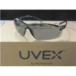 5 New pairs of Honeywell Uvex Sunglass safety glasses / grey Hardcoat lense