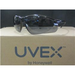 5 New pairs of Honeywell Uvex Sunglass safety glasses / grey Hardcoat lense