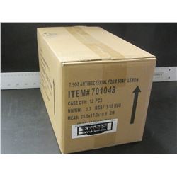 New case of 12 Foaming pump hand soap / lemon