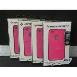 Lot of  4  New I Cover Protect for I Phone 4/4S