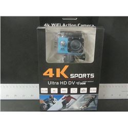 New 4K WiFi Action Camera / Ultra HD DV / 16mp / 4k 30fps / 64gtf card