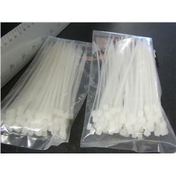 3 New packs of 100 each Cable/Zip ties 6"