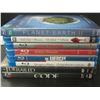 Image 1 : Lot of 8 DVD'S / 6 are Blue Ray