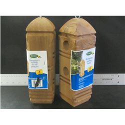 2 New Scotts Suet Woodpecker feeders / Ceder