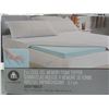 Image 1 : 2 inch Queen  Cool Gel Memory Foam Topper / Also great for tenting/camping