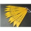 Image 1 : 10 New DeWalt 6" recip/sawzall Blades / bi-metal