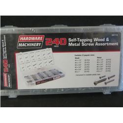New 240 Self-Tapping wood & metal Screw Assortment