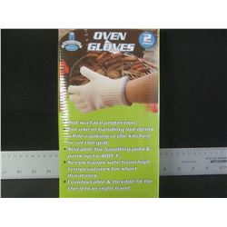 New pack of 2 Oven Gloves / a must for camping or BBQ
