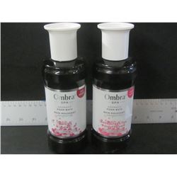 New Ombra SPA aromatic Foam Bath /1 Berries & 1 Rose Green Tea 500ml bottles