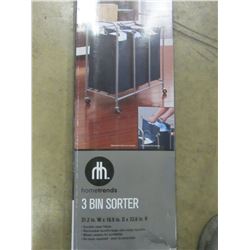 New 3 bin Sorter  31.2 x 16.9 x 33.6 high