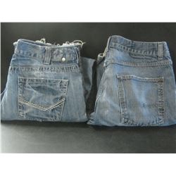 2 pair Jeans / 33 Calvin Klein and 34 Warehouse one