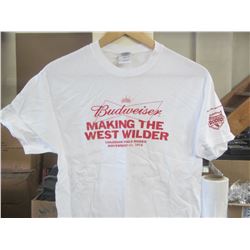 New Canadian Finals Rodeo Budwieser T- shirt Nov-7-11/2012 medium