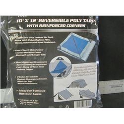 Get Ready for Summer / 10 x 12ft reversable Tarp / reinforced corners