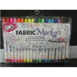 New Pack of 20 Fabric Markers