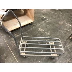 METAL RAIL 4 WHEEL HAND CART