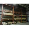 Image 1 : 4 SECTIONS OF ORANGE PALLET RACKING W/BEAMS