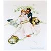 Image 2 : Norman Rockwell Vintage Plate Signed Lithograph Dealer Sale