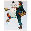 Image 1 : Norman Rockwell Vintage Plate Signed Lithograph Dealer Sale