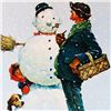 Image 2 : Norman Rockwell Vintage Plate Signed Lithograph Dealer Sale