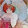 Image 6 : 3 Large Mucha Repro Antique Poster Art Prints 48X18 Each Dealer Sale