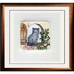 Original Colored Etching Cat Series Buy 3 Get Free Shipping!
