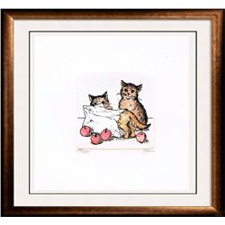 Original Colored Etching Cat Series Buy 3 Get Free Shipping!