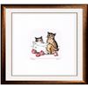 Image 1 : Original Colored Etching Cat Series Buy 3 Get Free Shipping!