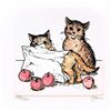Image 2 : Original Colored Etching Cat Series Buy 3 Get Free Shipping!
