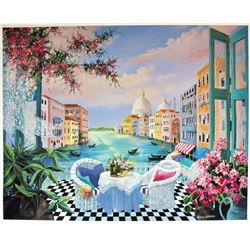Venetian Garden Hand Signed Shari Hatchett