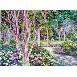 Sue Tushingham Mcmary Garden Arbors Pencil Signed Limited Edition