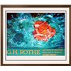 Image 1 : Gh Rothe Plate Signed 1977 Rose In Bubbles