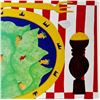 Image 2 : 1998 Caesar Salad Hubbard Abstract Pop Whimsical Food Related Print