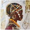 Image 2 : African Headdress Figures & Portraits 1996 Printed In Italy