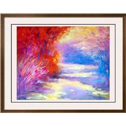 1998 D'Hooge Meras Landscape Colorful Abstract