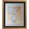 Image 1 : Plate Signed Coopersmith Floral In Vase
