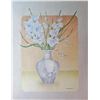 Image 2 : Plate Signed Coopersmith Floral In Vase