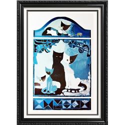 Rosina Wachtmeister Cats Kittens Modern Abstract Art