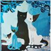 Image 3 : Rosina Wachtmeister Cats Kittens Modern Abstract Art