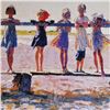 Image 2 : Kids On Dock Impressionism Lovely Poster