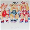 Image 3 : Bear No Evil Cute Kids Poster Plate Signed