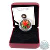 Image 1 : 2011 Canada $20 Tulip with Venetian Glass Ladybug Fine Silver Coin (Tax Exempt). Coin comes with dis