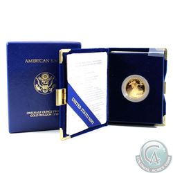 1993-P American Eagle $25 1/2oz  Fine Gold Proof Coin with all original Mint packaging. (Tax Exempt)
