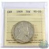 Image 1 : 1909 Canada 50-cent ICCS Certified VG-10