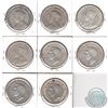 Image 2 : Lot of 1935-1939 Canada Silver $1 VG to EF (coins have various impairments). 8pcs