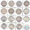 Image 1 : Estate Lot of 1953-1967 Canada Silver $1 in 2x2's. 15pcs