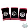 Image 1 : Lot of 2012-2015 Canada Proof Silver Dollars Encapsulated in Red RCM Display Boxes. You will receive