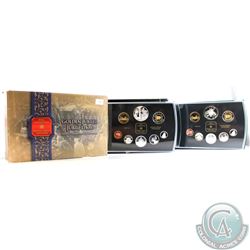 2001 & 2002 Canada Proof Double Dollar sets. Please note coins are toned. 2pcs.