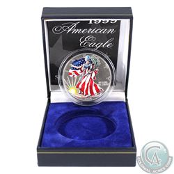 1999 United States $1 1oz American Eagle Coloured (Tax Exempt)