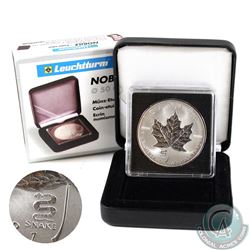 2001 Canada $5 Snake Privy Mark Silver Maple Leaf (TAX Exempt)